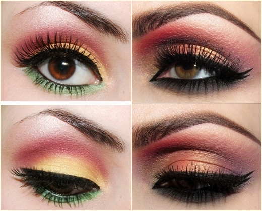 Cómo pintar correctamente los ojos con sombras y lápiz, video