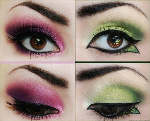 Cómo pintar correctamente los ojos con sombras y lápiz, video
