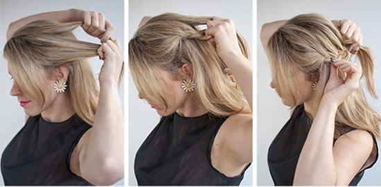 Cómo hacer un peinado de noche para un cabello de longitud media