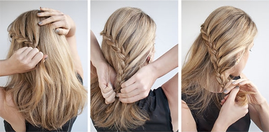 Cómo hacer un peinado de noche para un cabello de longitud media