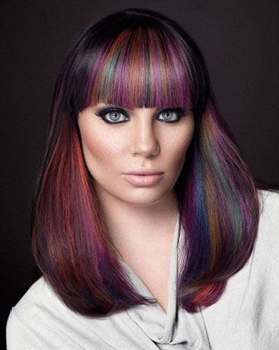 Colorear en el cabello oscuro