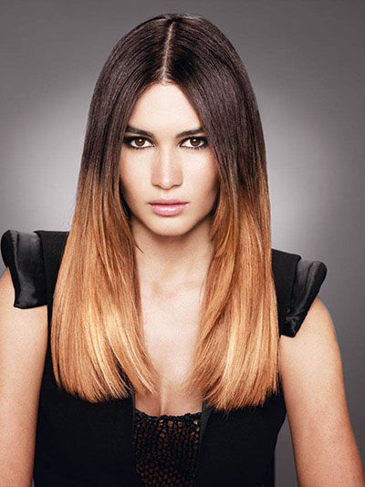 Colorear en el cabello oscuro