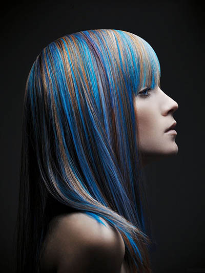 Colorear en el cabello oscuro