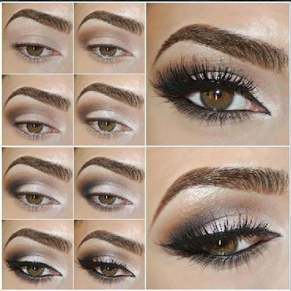 Hermoso maquillaje para el gallo de Año Nuevo 2017 para ojos azules, verdes y marrones - lecciones paso a paso de fotos y videos