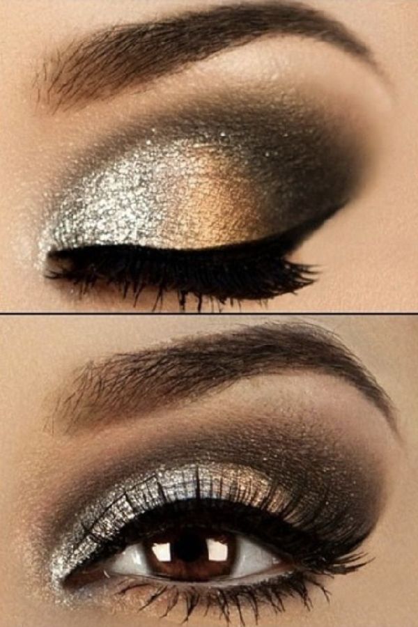 Hermoso maquillaje para el gallo de Año Nuevo 2017 para ojos azules, verdes y marrones - lecciones paso a paso de fotos y videos