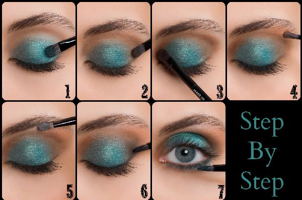 Hermoso maquillaje para el gallo de Año Nuevo 2017 para ojos azules, verdes y marrones - lecciones paso a paso de fotos y videos