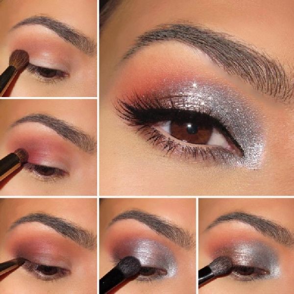 Hermoso maquillaje para el gallo de Año Nuevo 2017 para ojos azules, verdes y marrones - lecciones paso a paso de fotos y videos