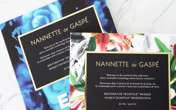 Belleza durante quince minutos: máscaras secas Nannette de Gaspé