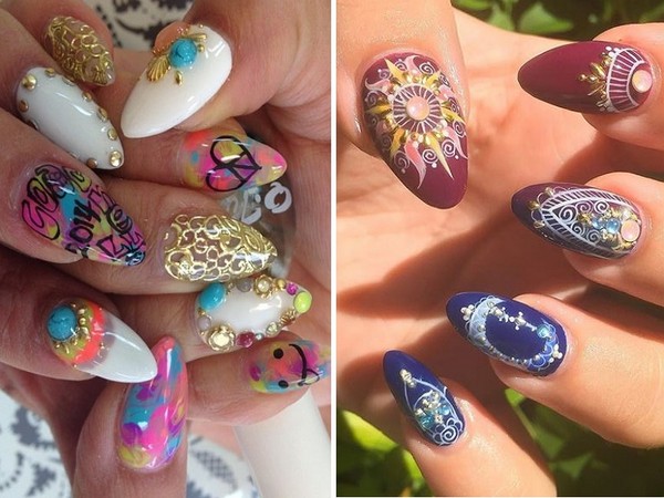 Amor de verano: manicura hippie - la tendencia actual-2016