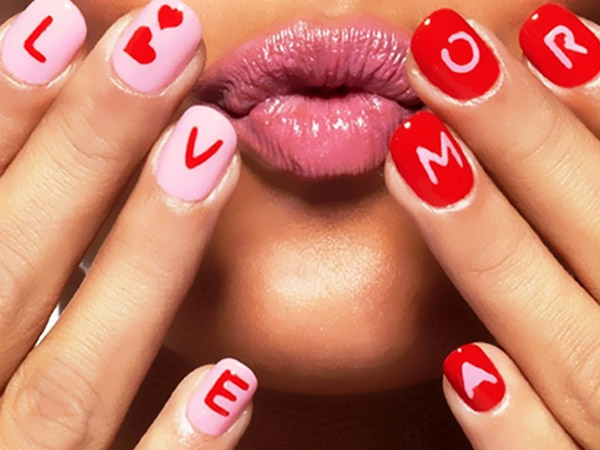 El amor es ...: ideas de una hermosa manicura para el Día de San Valentín