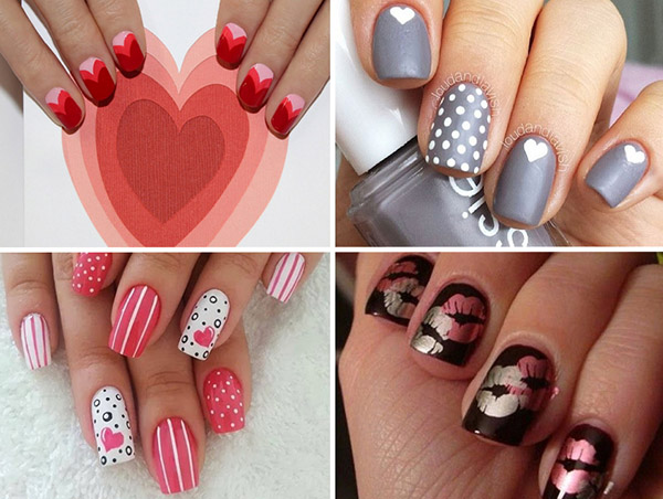 El amor es ...: ideas de una hermosa manicura para el Día de San Valentín