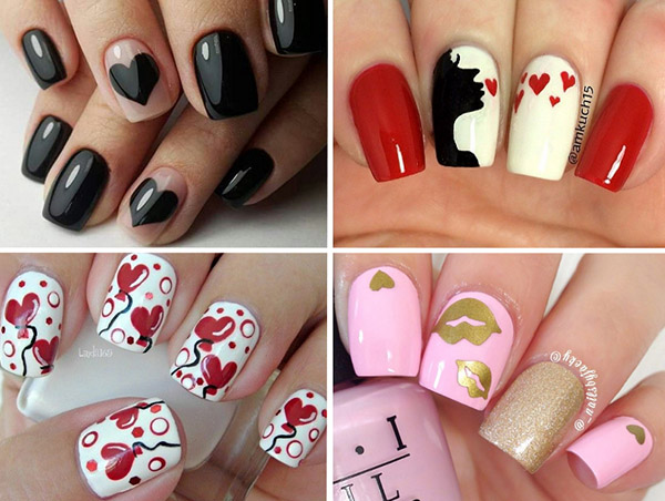 El amor es ...: ideas de una hermosa manicura para el Día de San Valentín