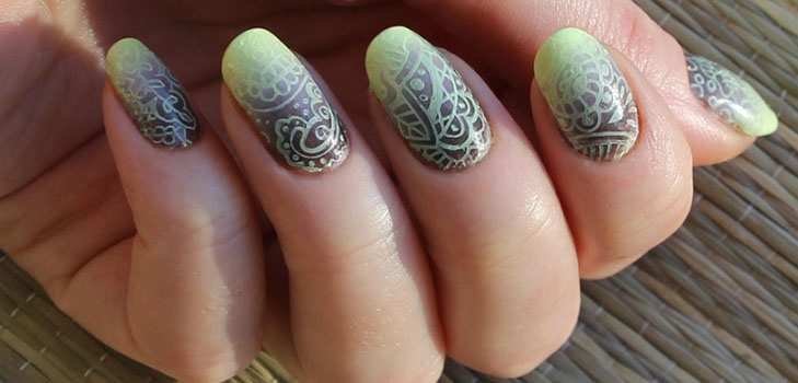 Mehendi de manicura - tendencia de verano-2016