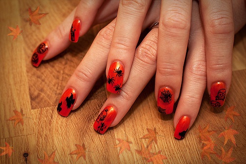 Manicura para Halloween