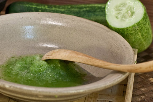 Máscara de pepino: una vez más sobre la receta de enfermería más simple 