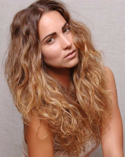Destacando el cabello rubio