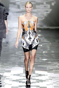Vestido con estampado multicolor