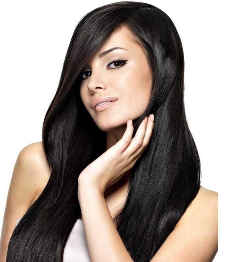 chica con cabello largo