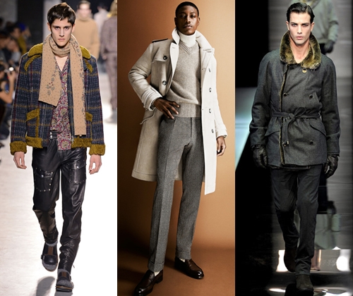 Ropa de hombre de moda en invierno de 2014: fotos de tendencias de la moda en ropa de hombre
