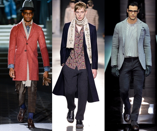 Ropa de hombre de moda en invierno de 2014: fotos de tendencias de la moda en ropa de hombre