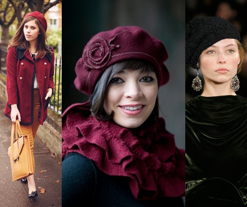Boinas de moda: fotos de las boinas más de moda para el otoño y el invierno de 2014