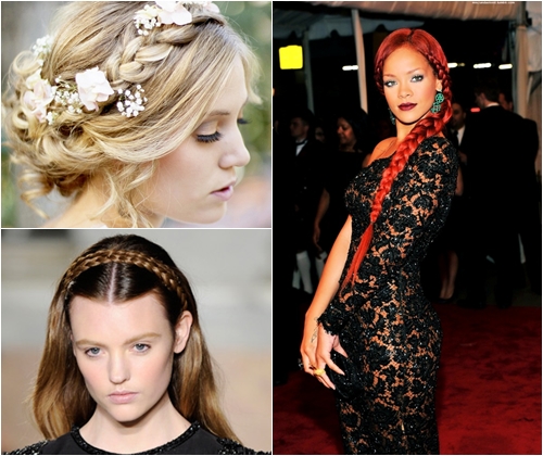 Trenzas de moda primavera-verano 2013