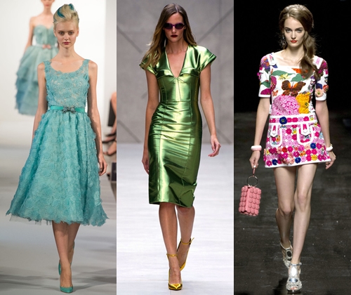  Vestidos de moda primavera-verano 2013