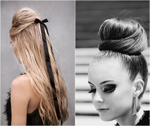 Peinados en el baile de graduación para cabello largo