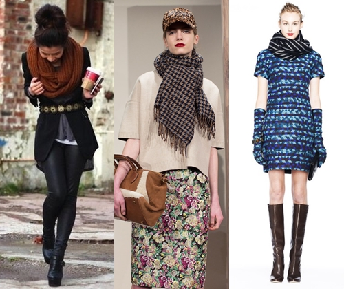 Bufandas de moda invierno 2013-2014 