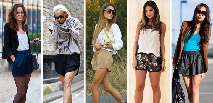 Pantalones cortos de moda verano 2014