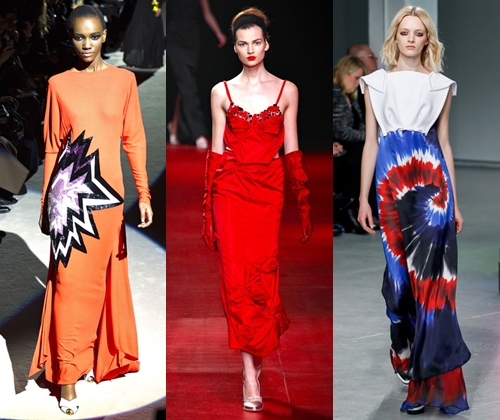 Vestidos de noche de moda en invierno de 2014: fotos de vestidos de noche largos y cortos de moda 