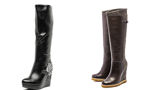 Botas y botas de mujer de moda, otoño invierno 2015 -2016 (foto) 
