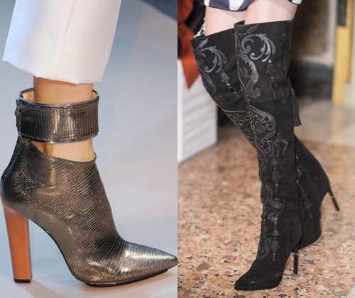 Botas y botas de mujer de moda, otoño invierno 2015-2016 (foto) 