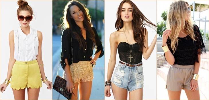 Los pantalones cortos de moda de las mujeres 2014