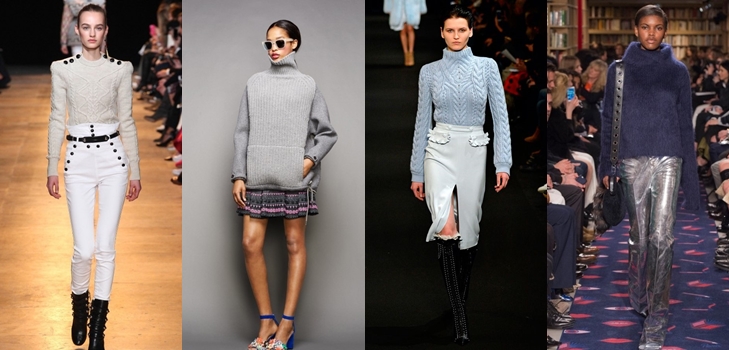 Los suéteres de las mujeres de moda otoño invierno 2015-2016: foto de los suéteres de punto más de moda de 2015