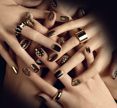 Este otoño, el color dorado de las uñas será especialmente relevante