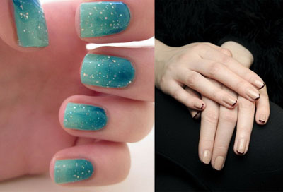 Manicura francesa de moda 2015, foto de la manicura francesa más a la moda Manicura francesa de moda 2015, foto de la manicura francesa más a la moda