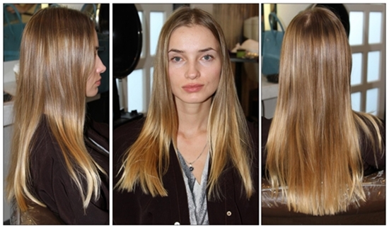 Coloración del cabello en dos colores