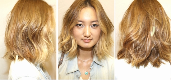 Coloración del cabello en dos colores