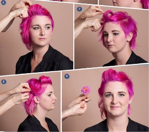 Peinado por el Año Nuevo del Petardo por sus propias manos: ideas de moda para el cabello corto, mediano y largo, foto