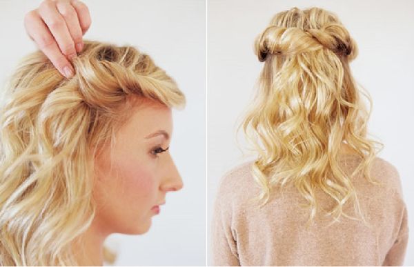 Peinado por el Año Nuevo del Petardo por sus propias manos: ideas de moda para el cabello corto, mediano y largo, foto