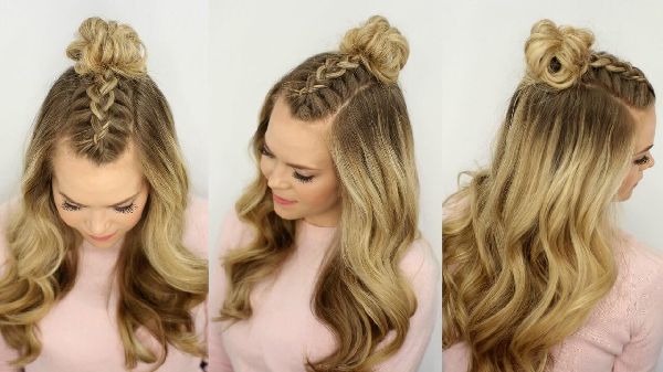 Peinado por el Año Nuevo del Petardo por sus propias manos: ideas de moda para el cabello corto, mediano y largo, foto