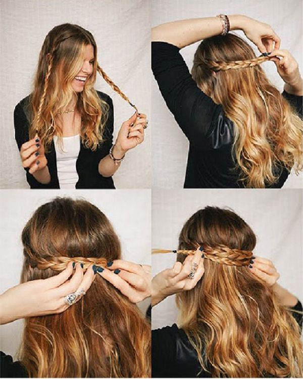 Peinado por el Año Nuevo del Petardo por sus propias manos: ideas de moda para el cabello corto, mediano y largo, foto