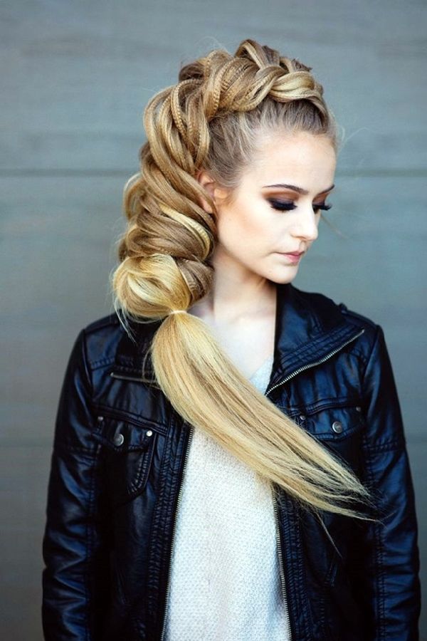Peinado por el Año Nuevo del Petardo por sus propias manos: ideas de moda para el cabello corto, mediano y largo, foto