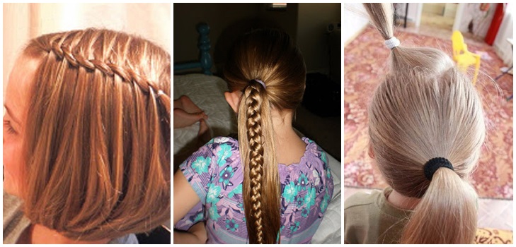 Peinados para niñas con sus propias manos para el gallo de Año Nuevo 2017 - ideas para cabello corto, mediano y largo, fotos paso a paso y videos