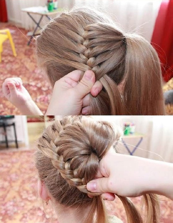 Peinados para niñas con sus propias manos para el gallo de Año Nuevo 2017 - ideas para cabello corto, mediano y largo, fotos paso a paso y videos