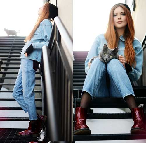 Con qué ponerse una chaqueta vaquera: fotos de la ropa más de moda