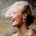 Peinados de novia con velo corto Peinados de novia con velo corto