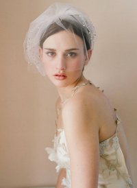 Peinados de novia con velo corto Peinados de novia con velo corto