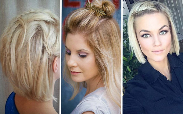 TOP-3 peinados espectaculares para cabello corto el 8 de marzo
